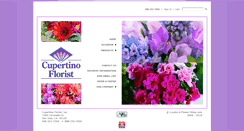 Desktop Screenshot of cupertinoflorist.com